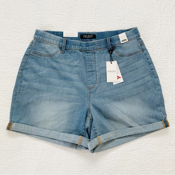 Judy Blue Mazie Pull-On High Rise Denim Shorts - Picture 3 of 6
